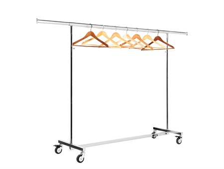 Coat stand on wheels